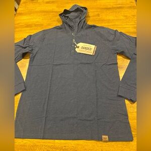 Banded Men’s Five Oaks Hooded Henley Navy XL Lifestyle Apparel New With Tags